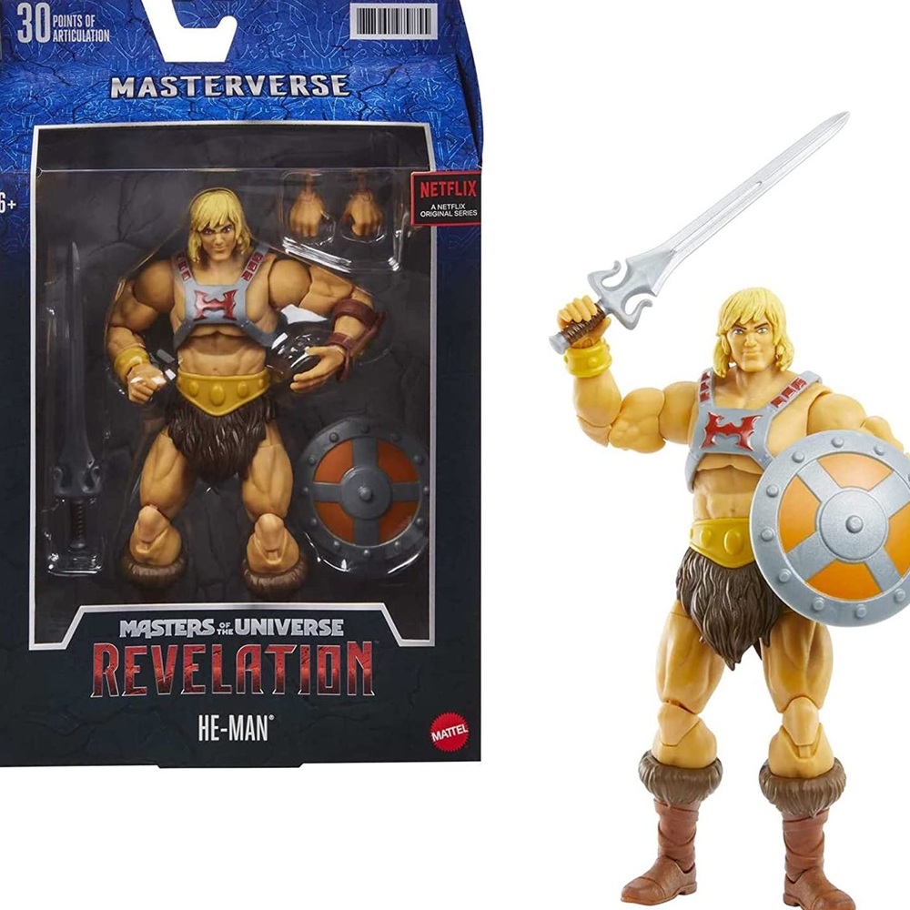 He-Man Revelation Masters of the Universe Action Figure with Sword